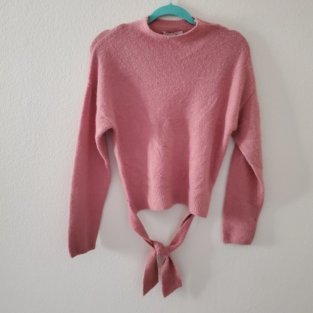 Wayf brand pink sweater small nwt